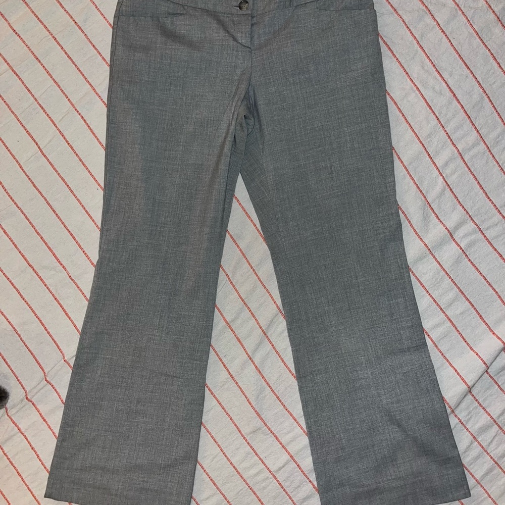 Gray Cassidy fit Express trousers, dress pants size 4R